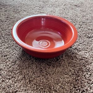 FiestaWare Vibrant Red Ceramic Bowl
